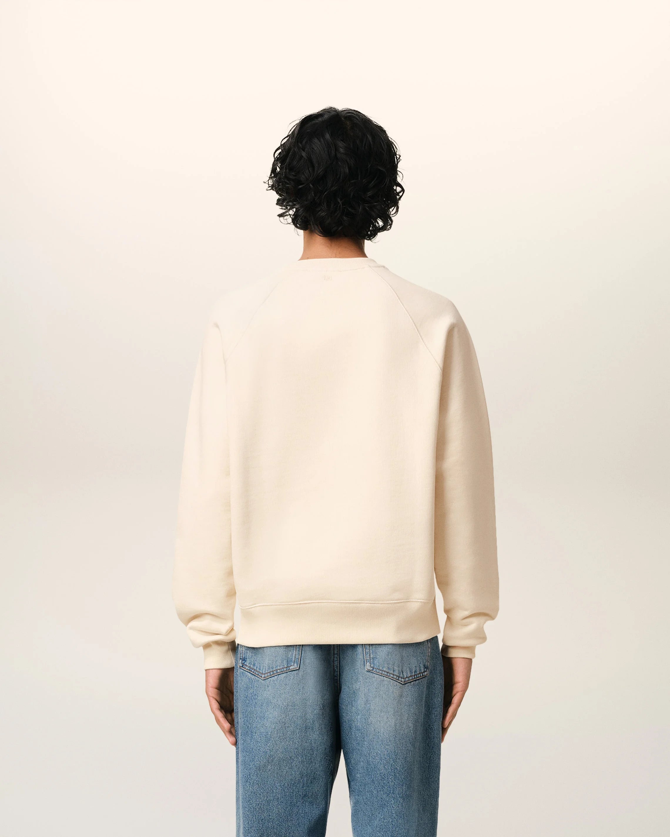 Ami Paris Світшот бежевий Ami De Coeur USW065.747.136