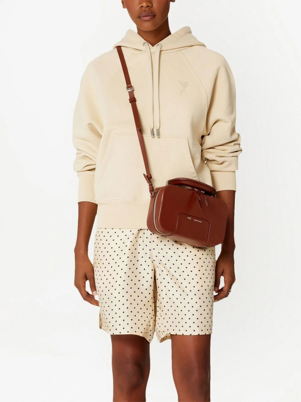 Ami Paris Худі з монограмою Ami de Coeur USW204747