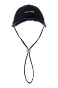 Jacquemus Black Baseball Cap