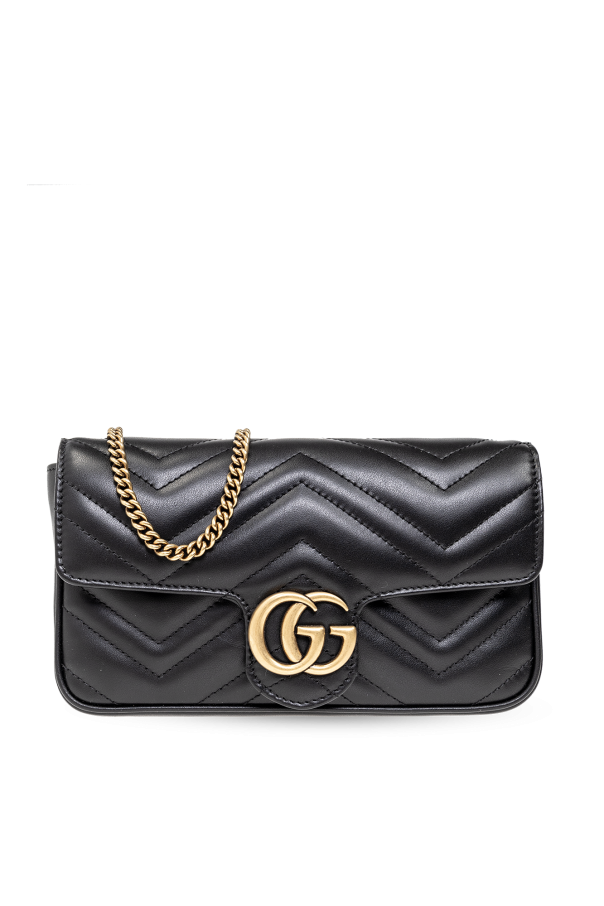 Gucci Black ‘GG Marmont Mini’ Shoulder Bag