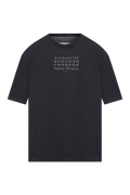 Maison Margiela Black T-Shirt With Logo