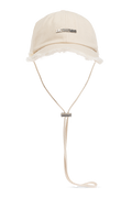 Jacquemus Cream Baseball Cap