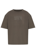 Maison Margiela Brown T-Shirt With Printed Logo