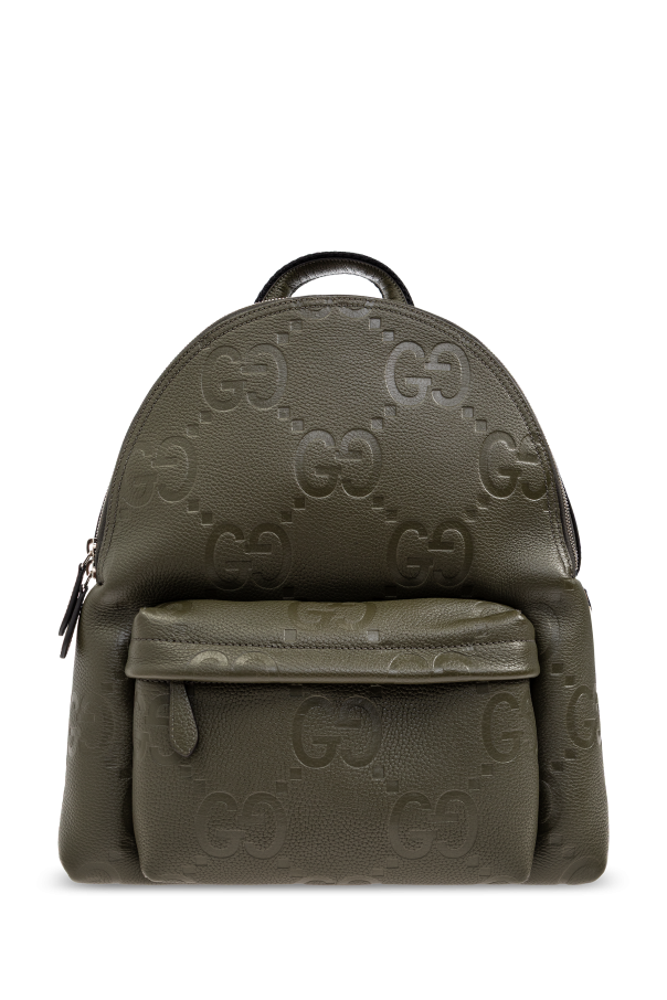 Gucci Green Monogram Backpack