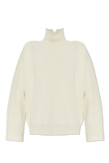 JIL SANDER Cream Wool Turtleneck
