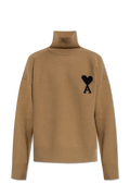 Ami Alexandre Mattiussi Beige Wool Turtleneck