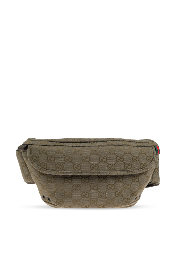 Gucci Green Belt Bag With 'GG' Pattern