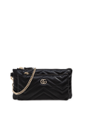 Gucci Black Clutch Bag "GG Marmont 2.0 Small"