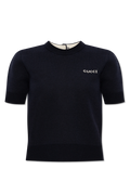 Gucci Navy Blue Top With logo