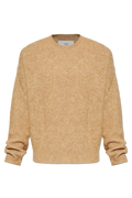 Ami Alexandre Mattiussi Beige Crew Neck Sweater