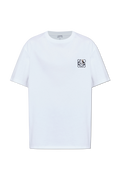 Loewe White T-Shirt With Embroidered Logo