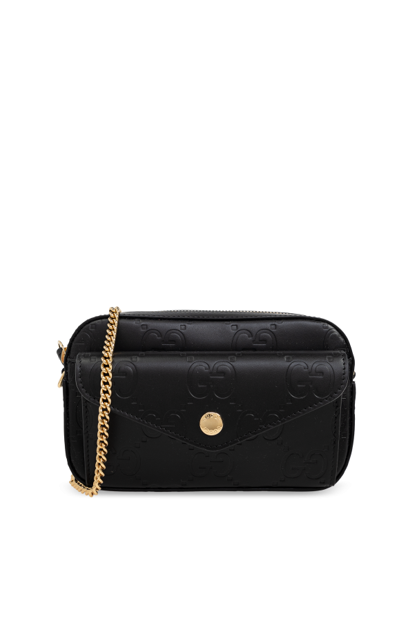Gucci Black ‘GG Super Mini’ Shoulder Bag