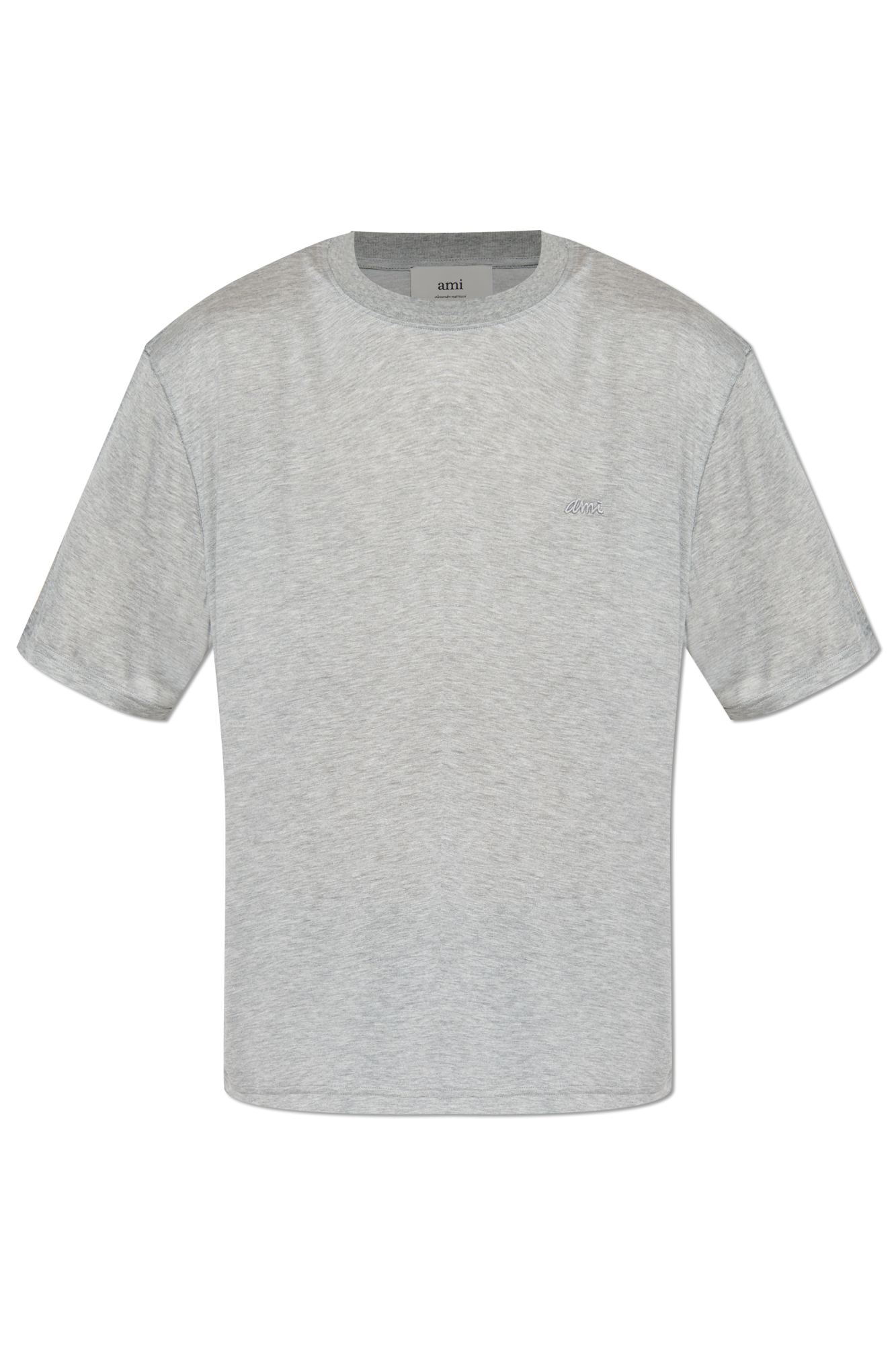 Ami Alexandre Mattiussi Grey T-shirt With Logo