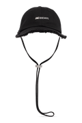 Jacquemus Black Baseball Cap