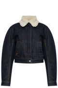 Jacquemus Navy Blue Denim Jacket ‘De-nimes Ovalo’