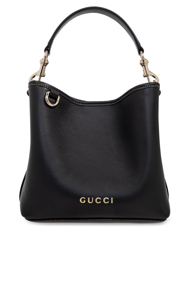 Gucci Black Handbag GG Emblem Mini