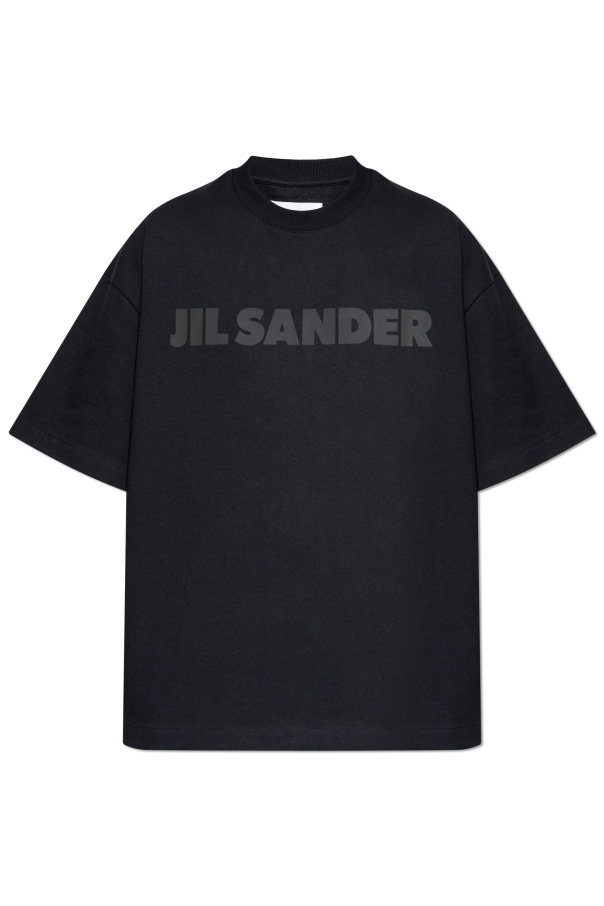 Jil Sander Black T-shirt With Logo