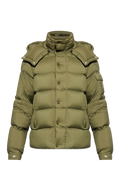 Moncler Green Down Jacket "Maya"