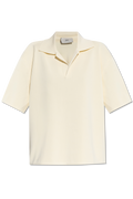 Ami Alexandre Mattiussi Beige Short Sleeve Polo