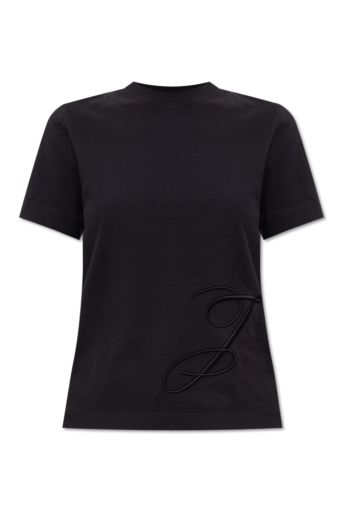 Jacquemus Black T-shirt With Logo