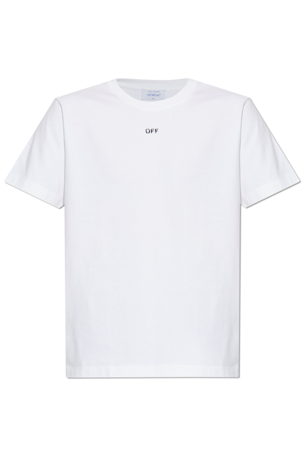 Off-White White T-Shirt With Logo