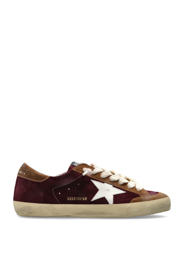 Golden Goose Burgundy ‘Super-Star Penstar Classic With’ Sports Shoes