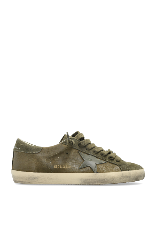 Golden Goose Green Super-Star Classic Sports Shoes With List