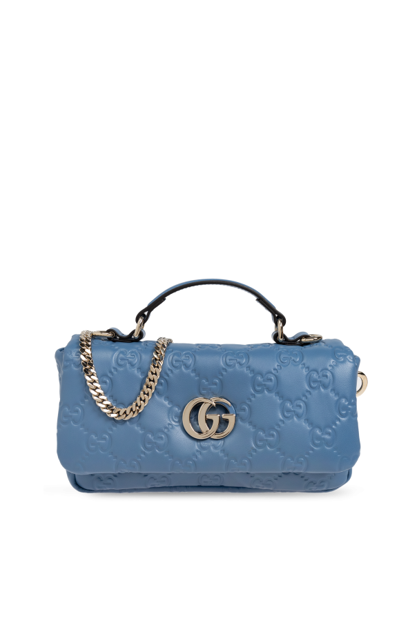 Gucci Blue Handbag GG Milano Small