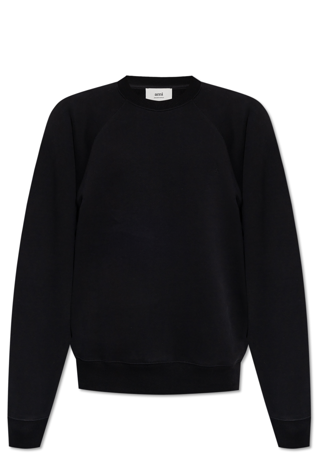 Ami Alexandre Mattiussi Black Sweatshirt With Logo