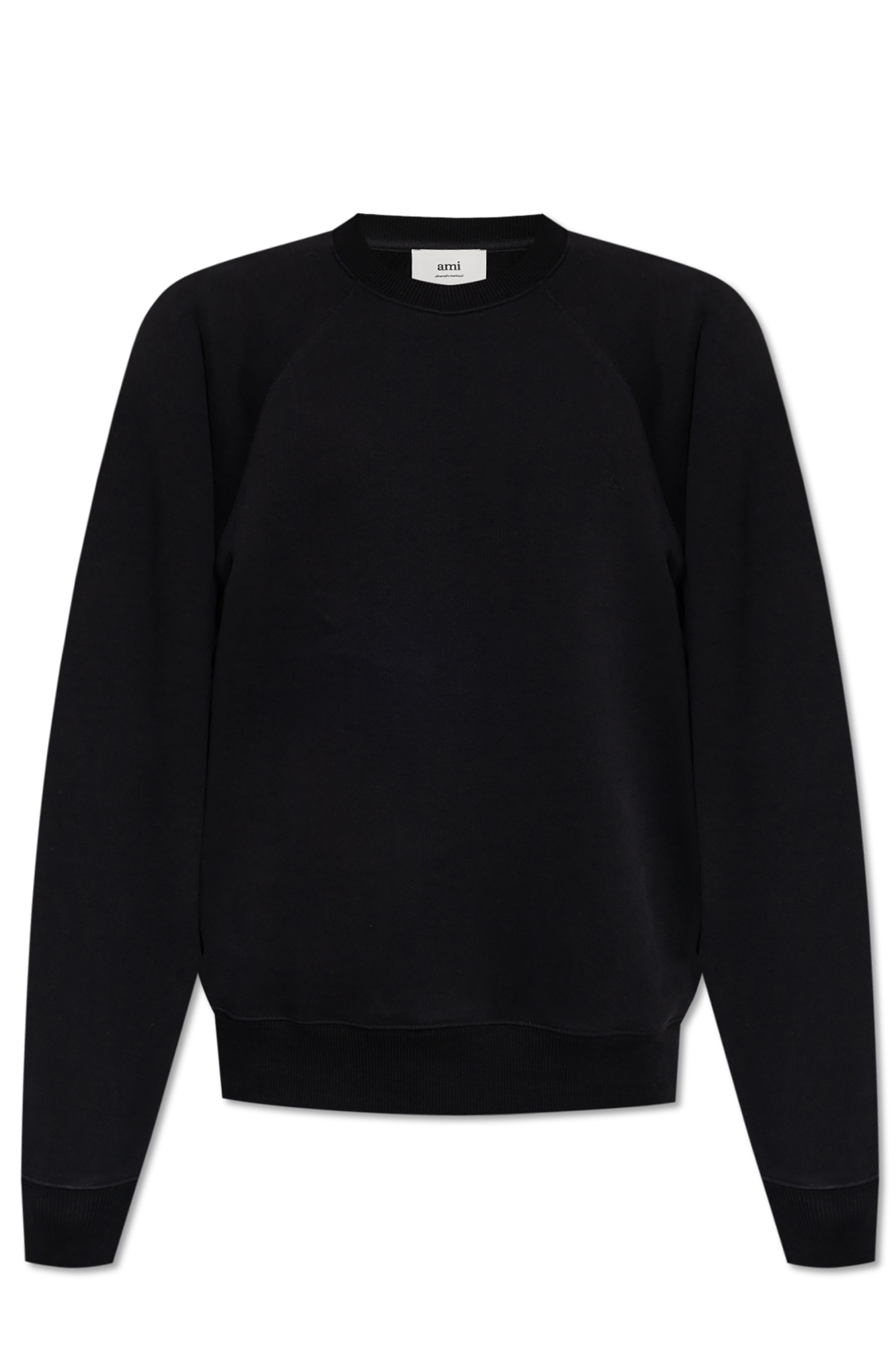 Ami Alexandre Mattiussi Black Sweatshirt With Logo