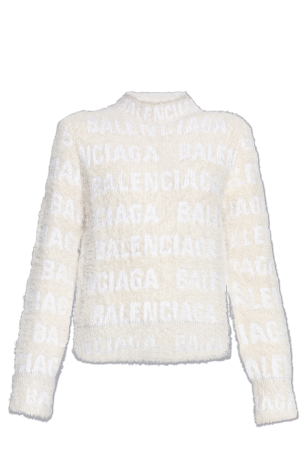 Balenciaga Cream Monogram Sweater
