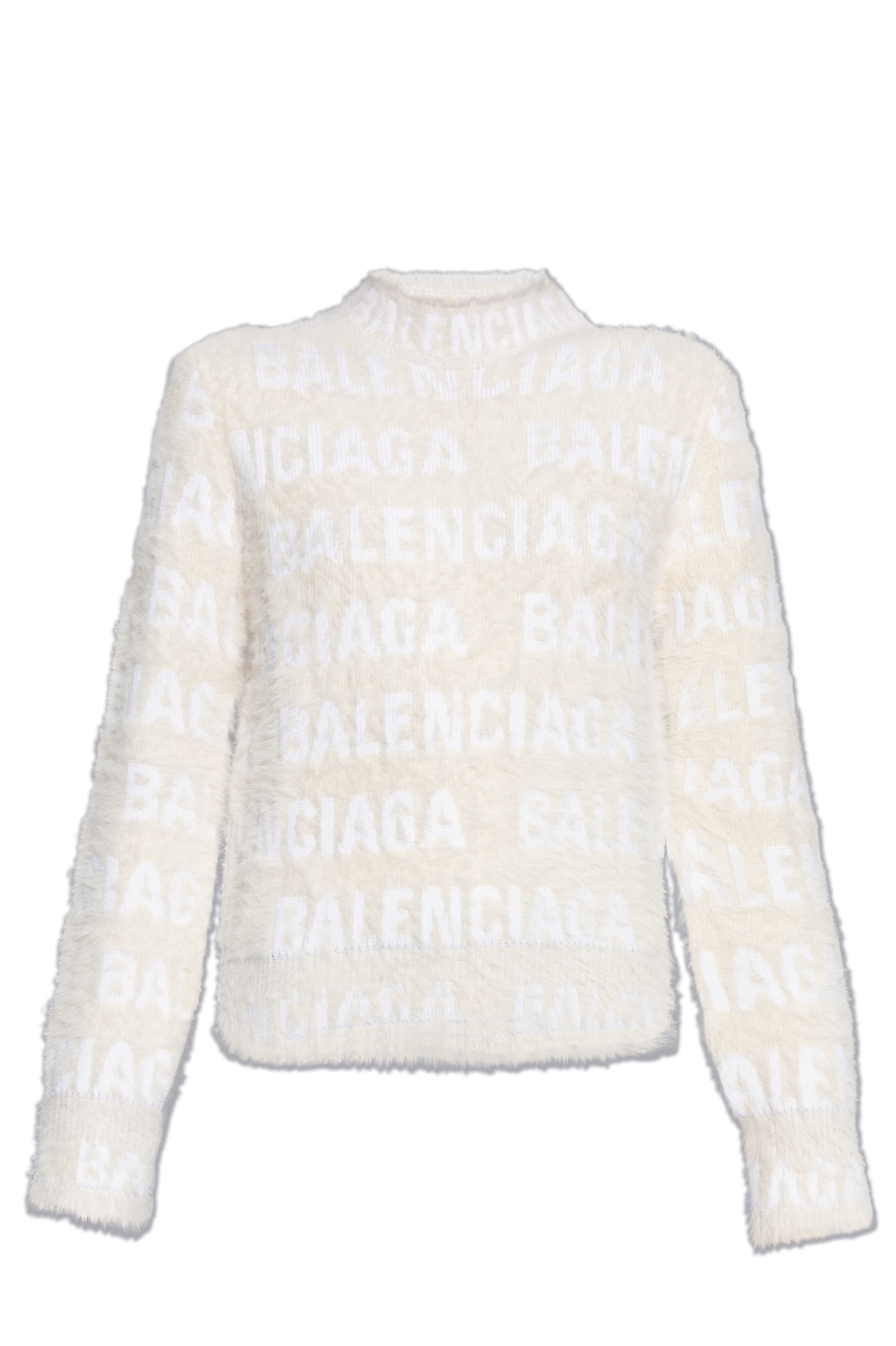 Balenciaga Cream Monogram Sweater