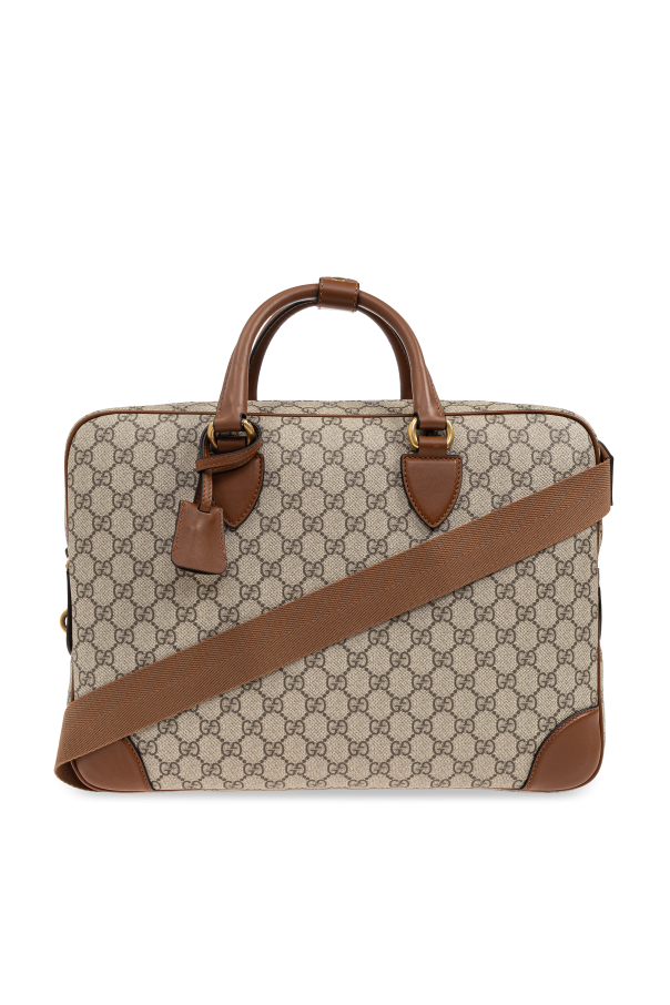 Gucci Beige Canvas Handbag GG Supreme