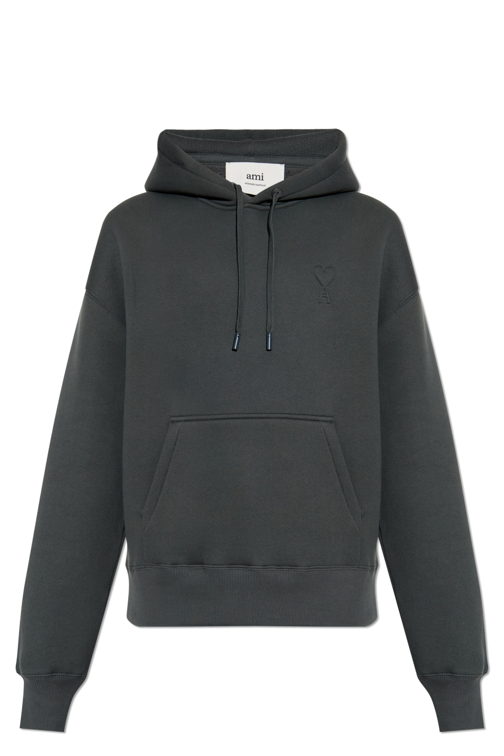 Ami Alexandre Mattiussi Grey Sweatshirt With Logo