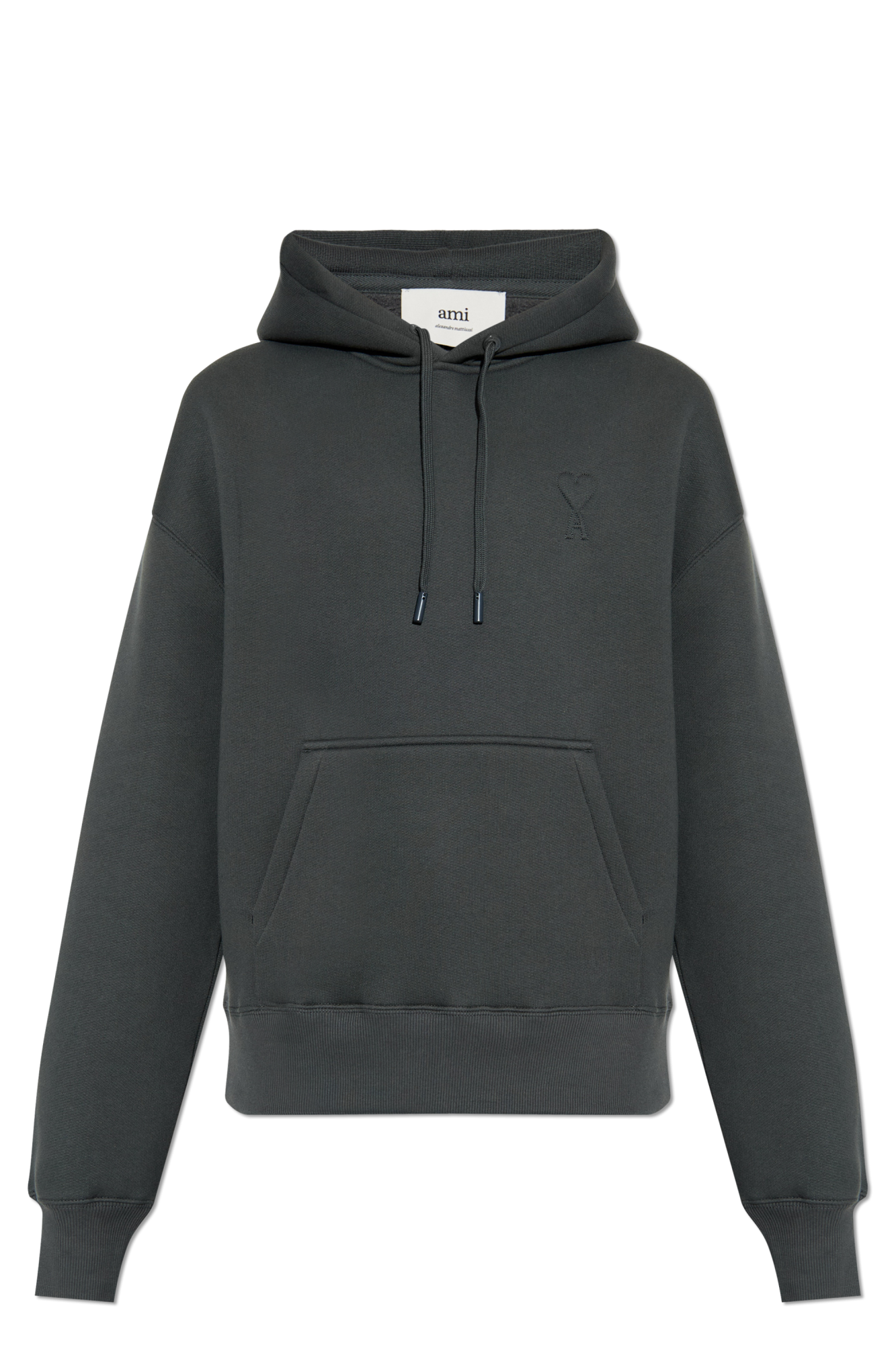 Ami Alexandre Mattiussi Grey Sweatshirt With Logo