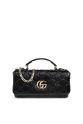 Gucci Black Handbag GG Milano Mini