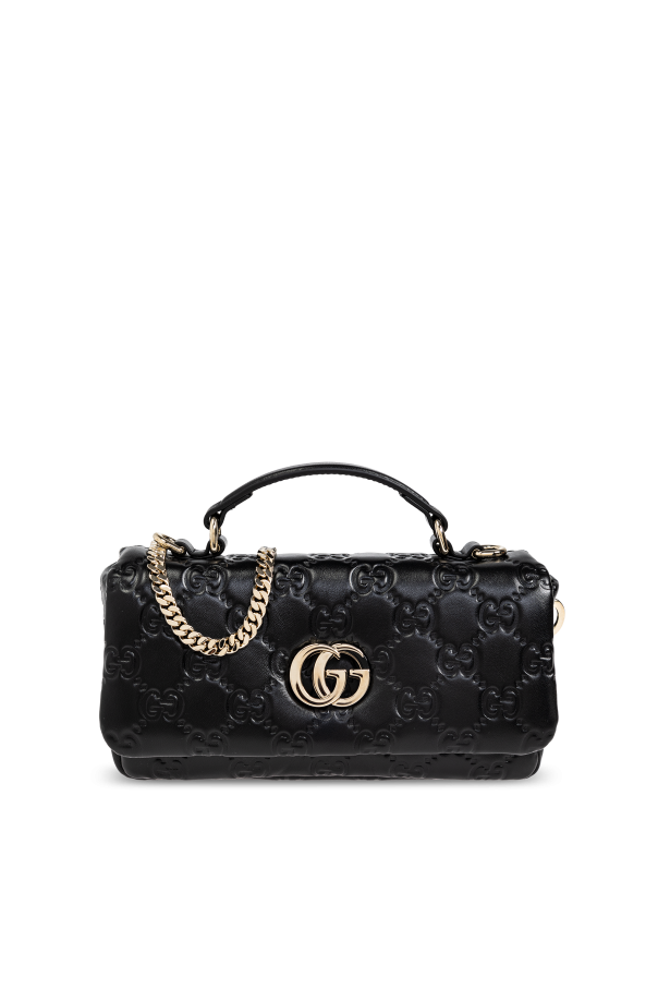 Gucci Black Handbag GG Milano Mini