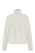 Ami Alexandre Mattiussi Cream Wool Turtleneck With Logo