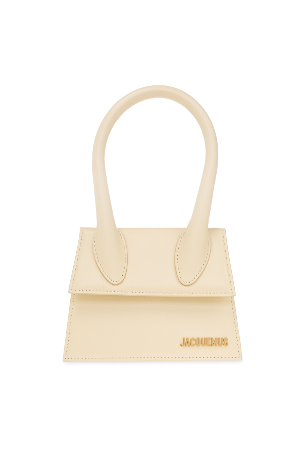 Jacquemus Cream ‘Le Chiquito Moyen’ Shoulder Bag