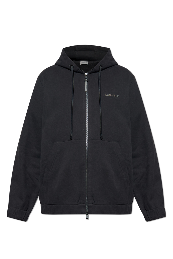 Moncler Black Sweatshirt With Logo