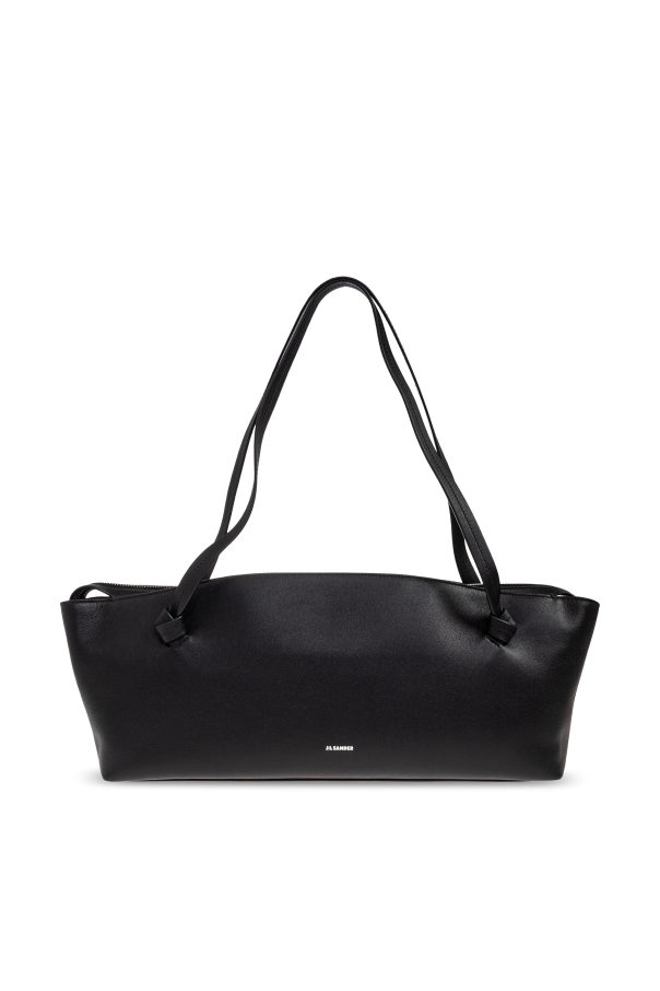 Jil Sander Black Shoulder bag `Knot`