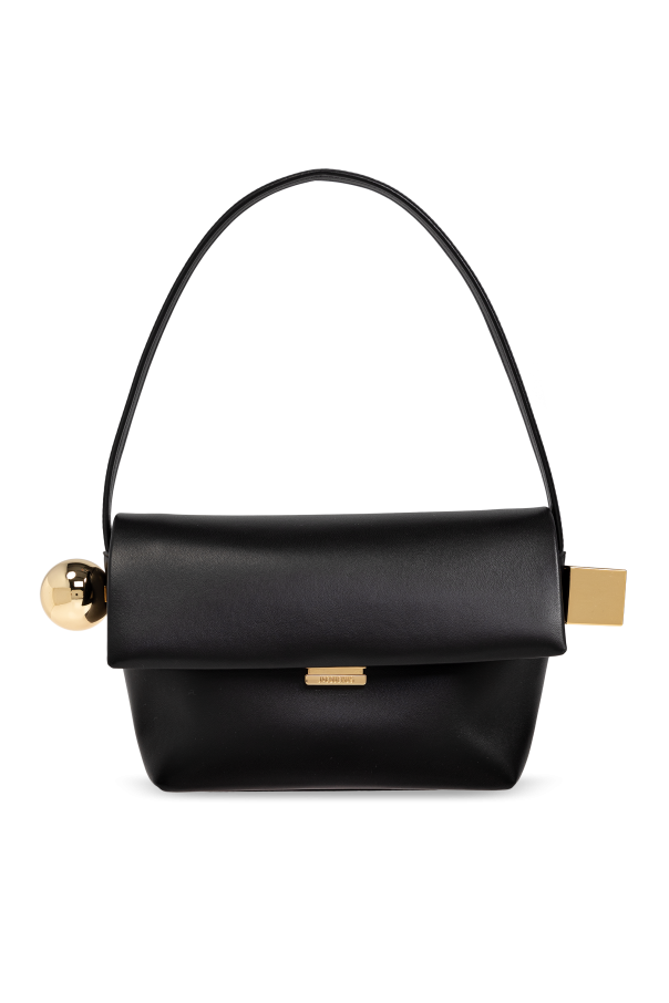 Jacquemus Black Shoulder Bag Le Rond Carre