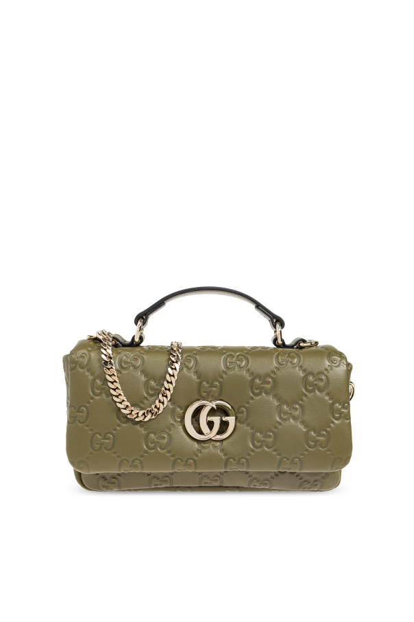 Gucci Green Handbag GG Milano Mini