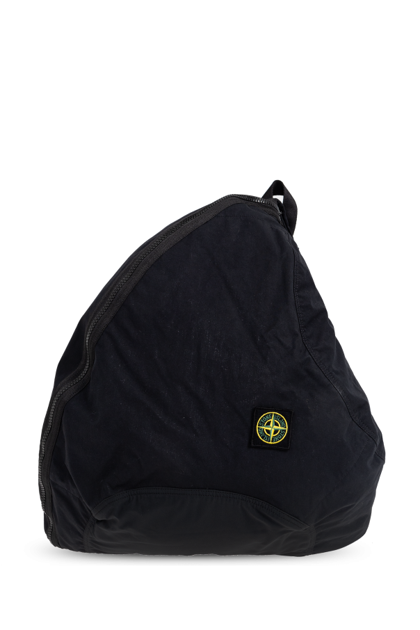 Stone Island Black Shoulder Backpack