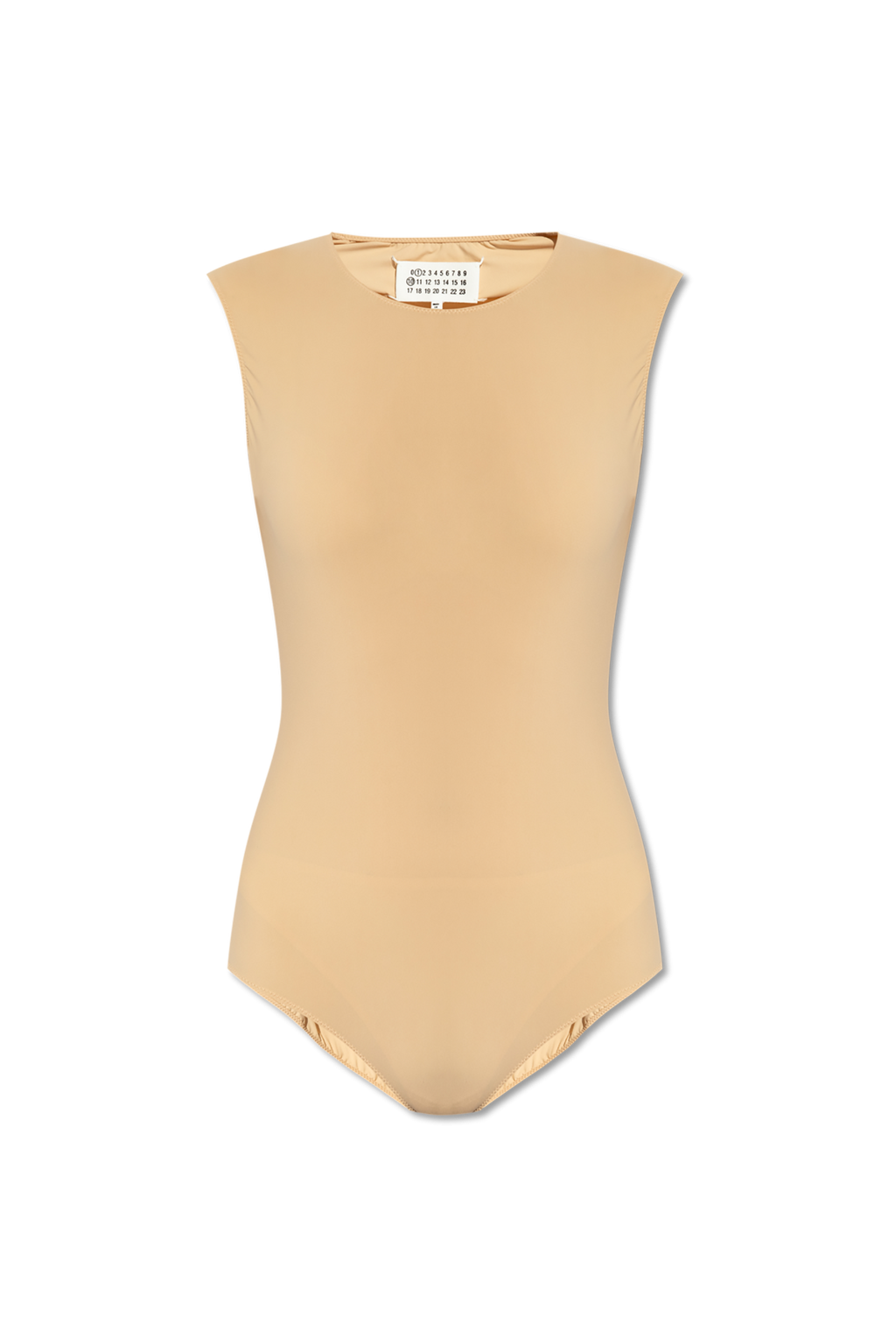 Maison Margiela Beige Sleeveless Bodysuit
