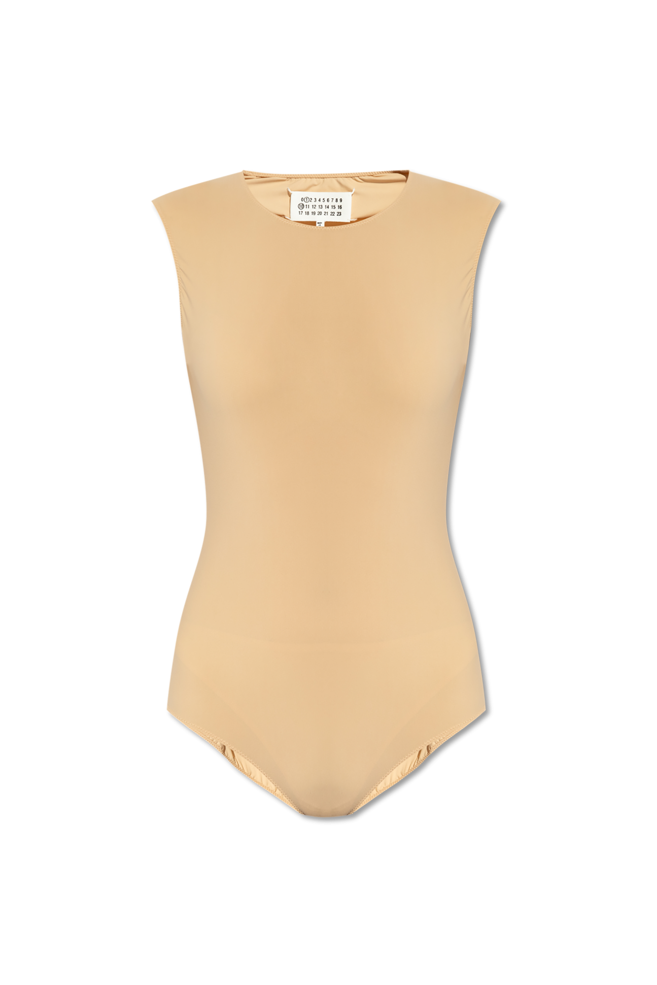 Maison Margiela Beige Sleeveless Bodysuit