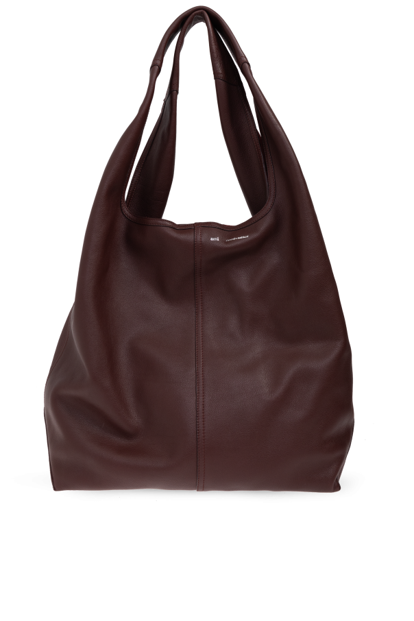 Ami Alexandre Mattiussi Burgundy Shopper-type Bag