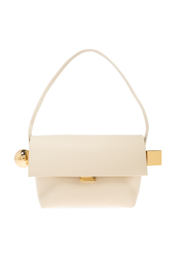 Jacquemus Cream Shoulder Bag Le Rond Carre
