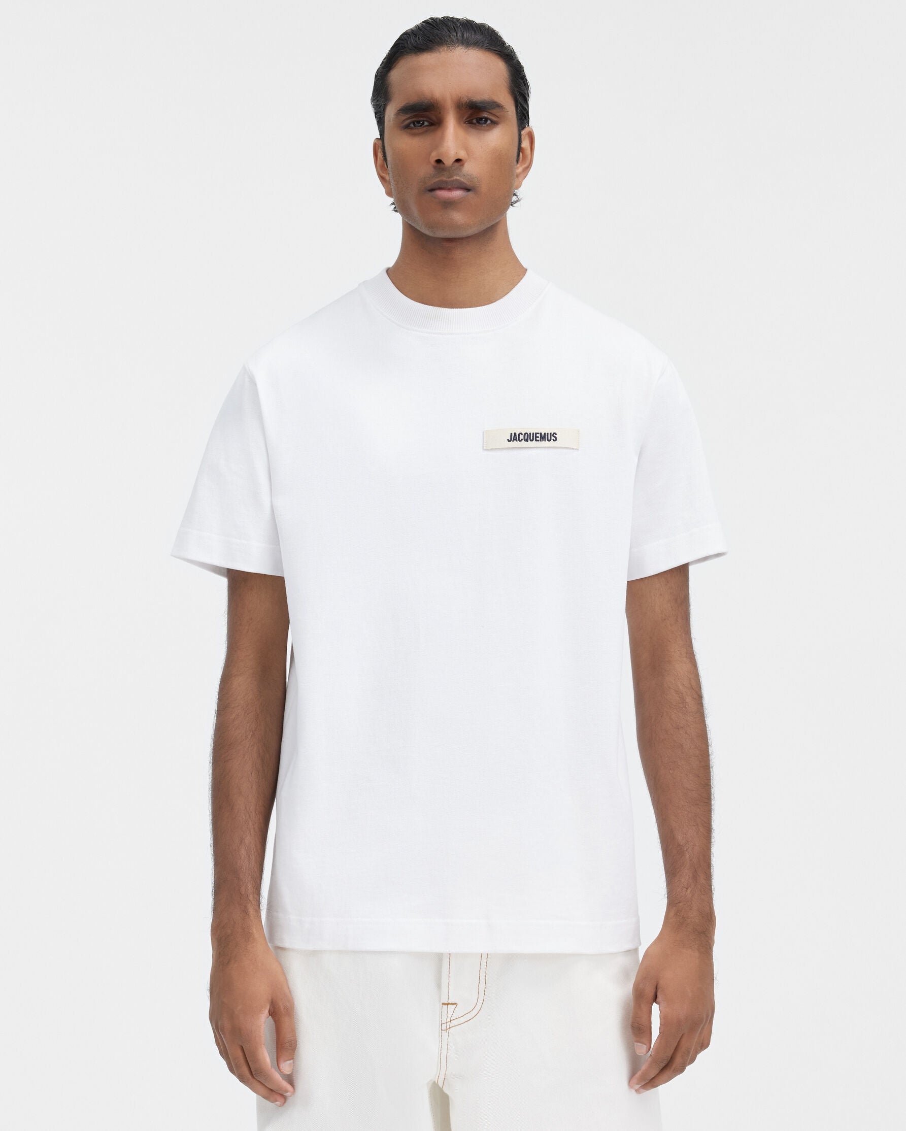 Jacquemus Футболка біла Gros Grain 245JS208-2125-100