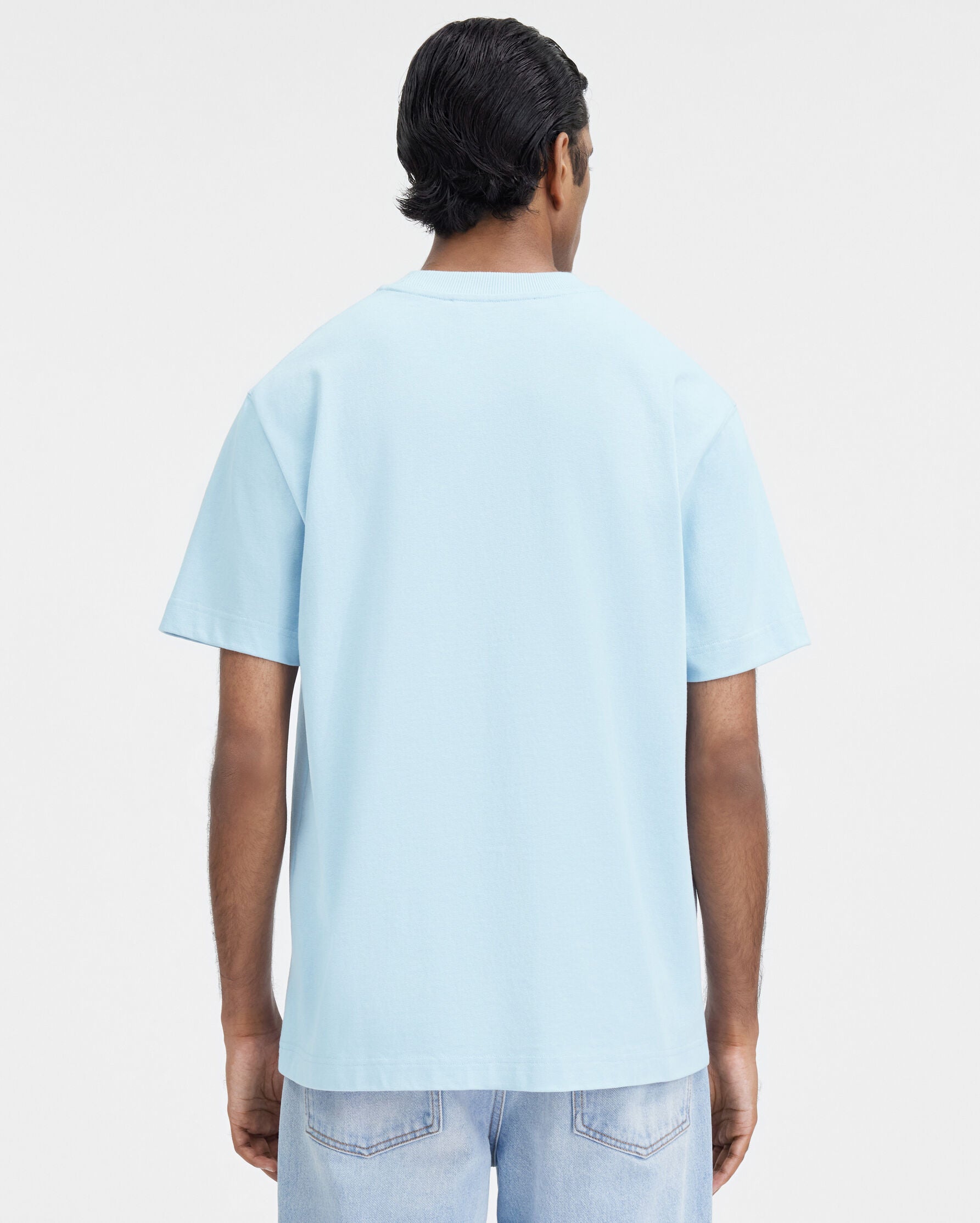 Jacquemus Футболка синя Gros Grain TSM00133AJ002